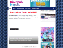 Tablet Screenshot of discopubnapoli.it